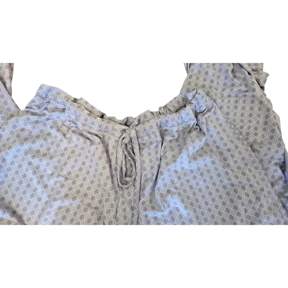 Pajamagram Women's 3X‎ Lavender Pajama Set Pants Shirt Stretch EUC